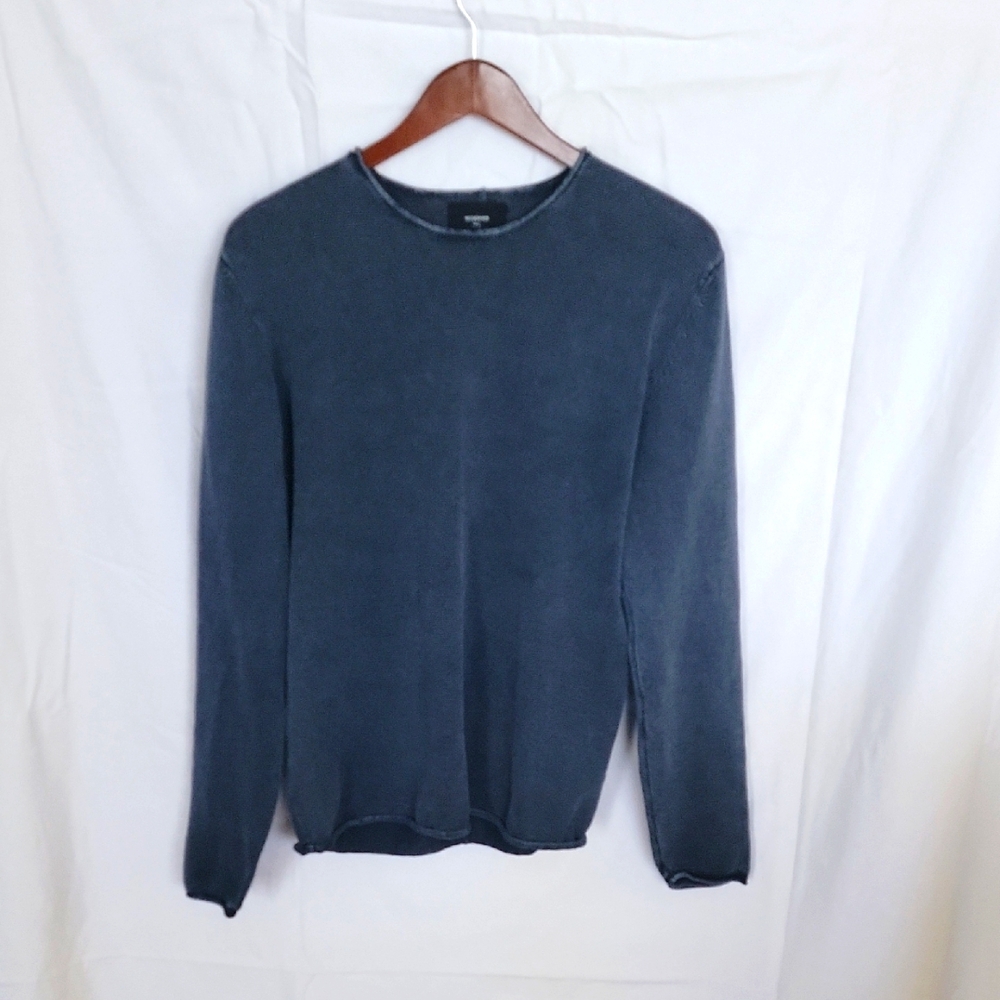 Dark Blue Long Sleeve Sweater